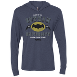 Gotham University Triblend Long Sleeve Hoodie Tee