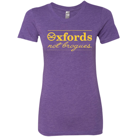 Oxfords Not Brogues Women's Triblend T-Shirt