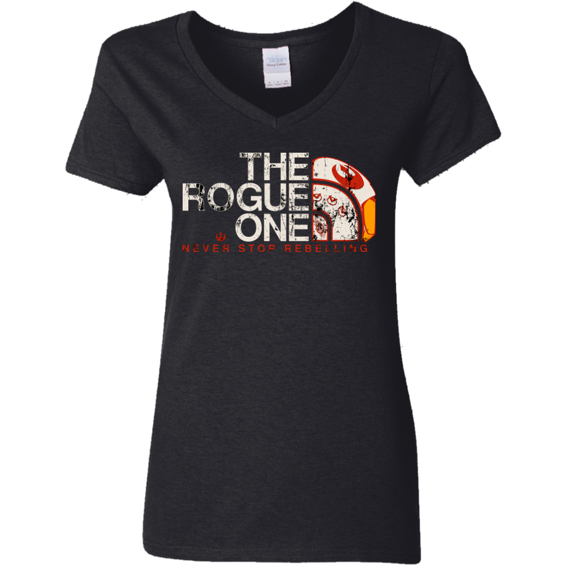 Rogue North Face Women's V-Neck T-Shirt