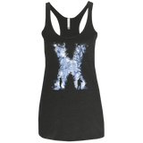 X marks the spot Women's Triblend Racerback Tank