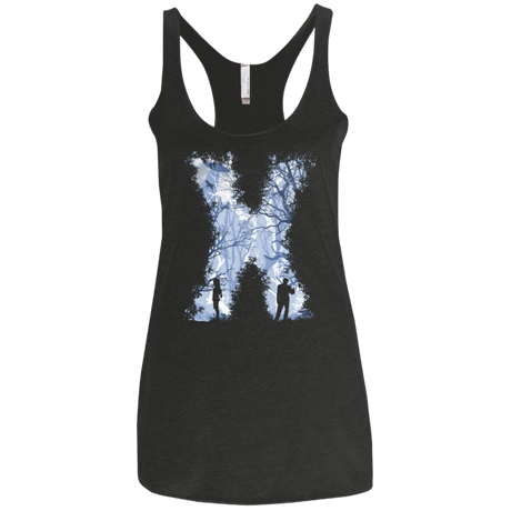 X marks the spot Women's Triblend Racerback Tank