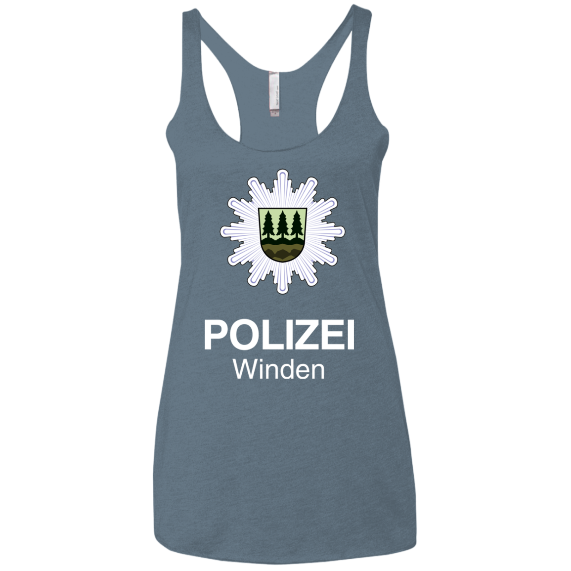 Winden Polizei Women's Triblend Racerback Tank