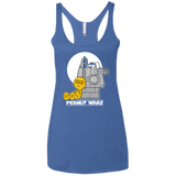 Peanut Wars Women's Triblend Racerback Tank