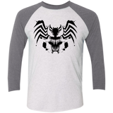 Symbiote Rorschach Men's Triblend 3/4 Sleeve