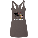 Darkness Falls Women's Triblend Racerback Tank