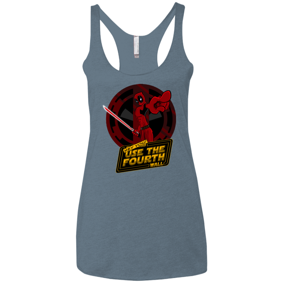 Use The Fourth Wall Women's Triblend Racerback Tank