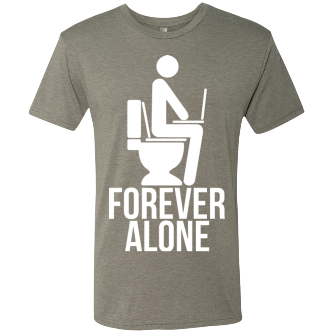 Forever alone Men's Triblend T-Shirt