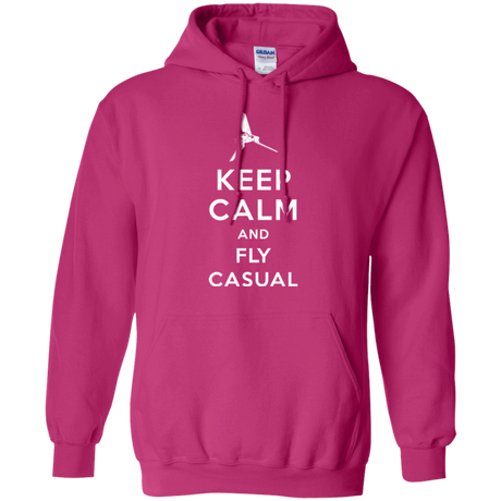 Keep Calm and Fly Casual Pullover Hoodie