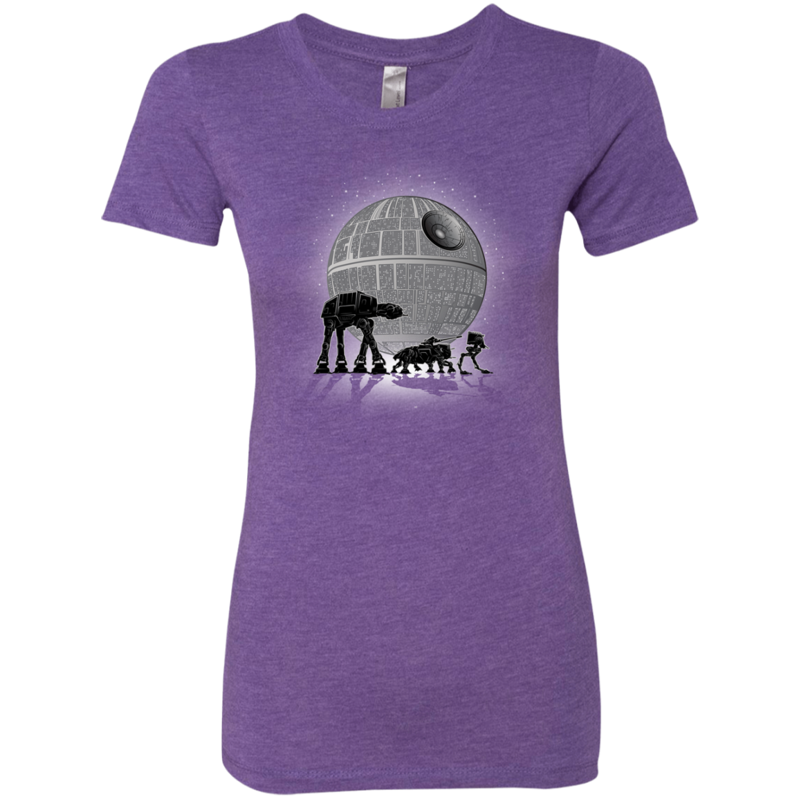 Full Moon Over Empire Women's Triblend T-Shirt