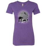 Full Moon Over Empire Women's Triblend T-Shirt