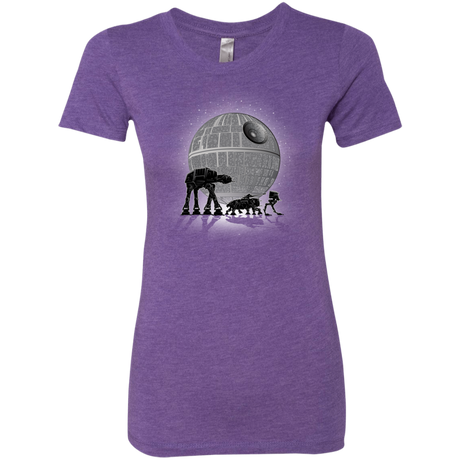 Full Moon Over Empire Women's Triblend T-Shirt