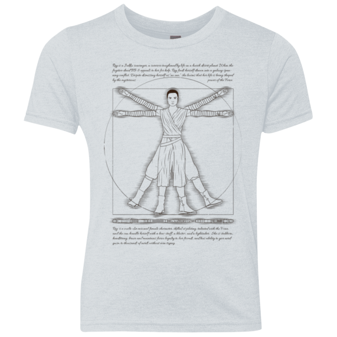 Vitruvian Rey Youth Triblend T-Shirt