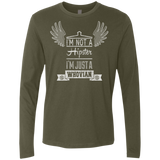 Whovian Hipster Men's Premium Long Sleeve