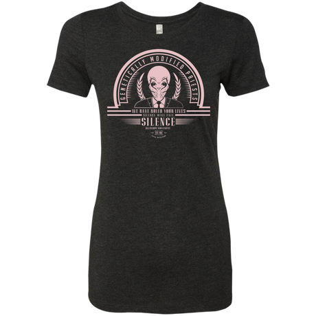 Who Villains Silence Women's Triblend T-Shirt