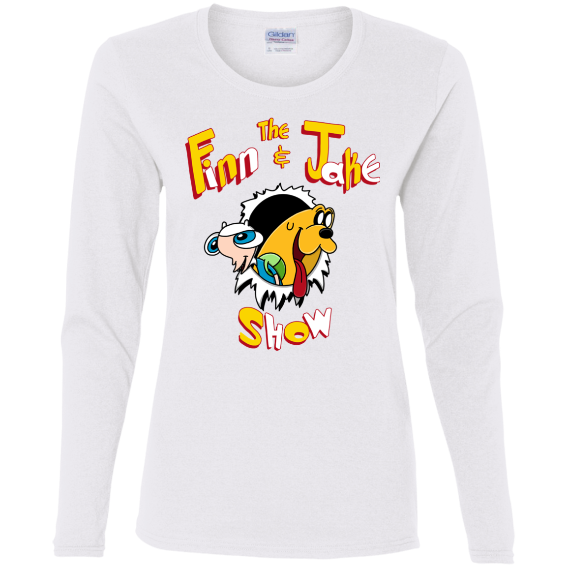 The Finn and Jake Show Women's Long Sleeve T-Shirt