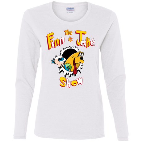 The Finn and Jake Show Women's Long Sleeve T-Shirt