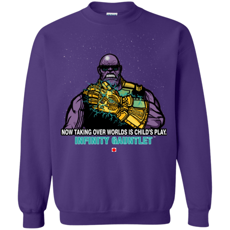 Sweatshirts Purple / S Infinity Gear Crewneck Sweatshirt