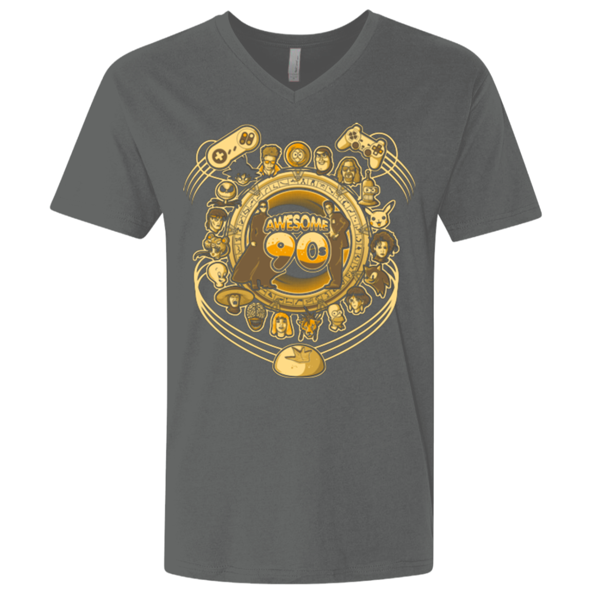 AWESOME 90S Men's Premium V-Neck