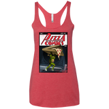 Pizza Comics Women's Triblend Racerback Tank