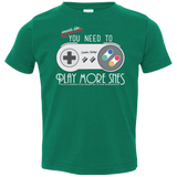 Evolve Today! Play More SNES Toddler Premium T-Shirt