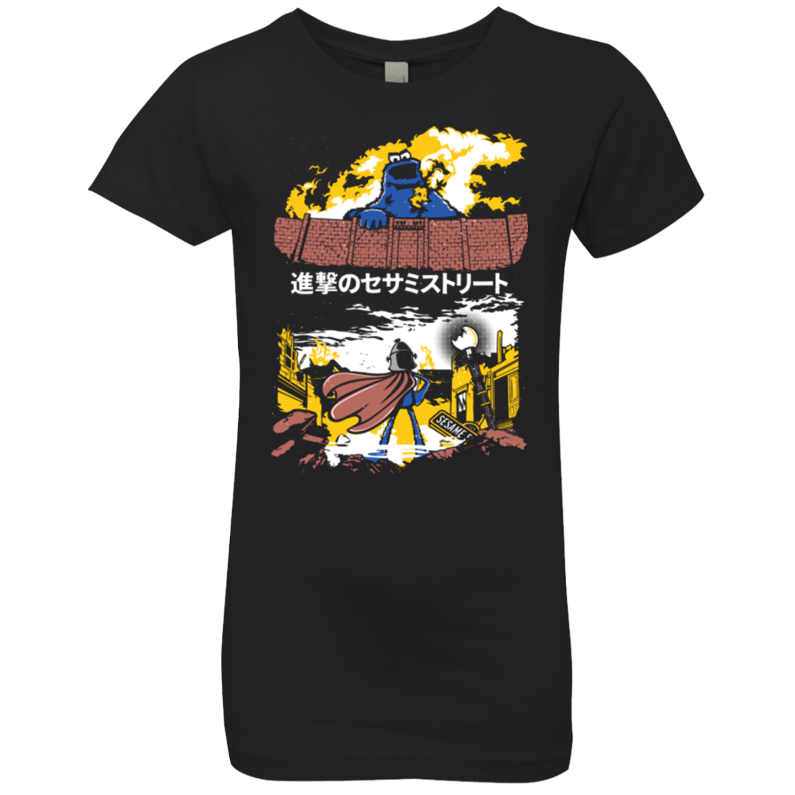 Attack on Sesame Street Girls Premium T-Shirt