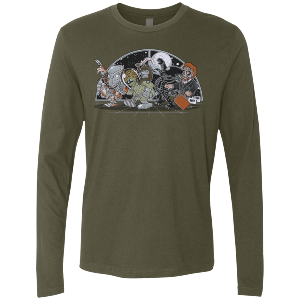 Where The Nasty Aliens are Men's Premium Long Sleeve