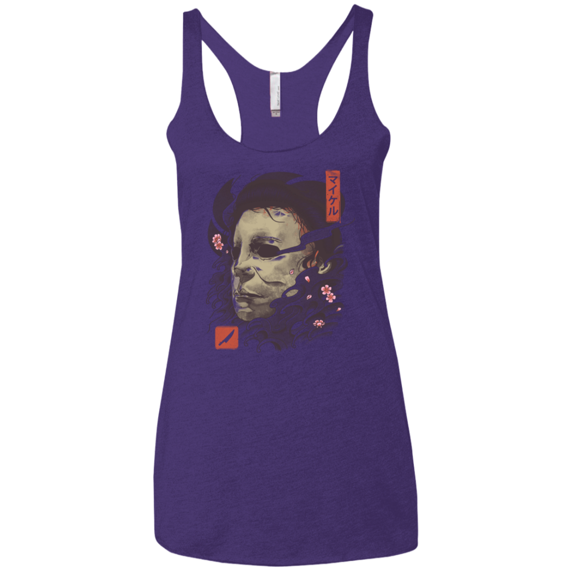 Oni Slasher Mask Women's Triblend Racerback Tank