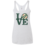 LOVE Boba Women's Triblend Racerback Tank