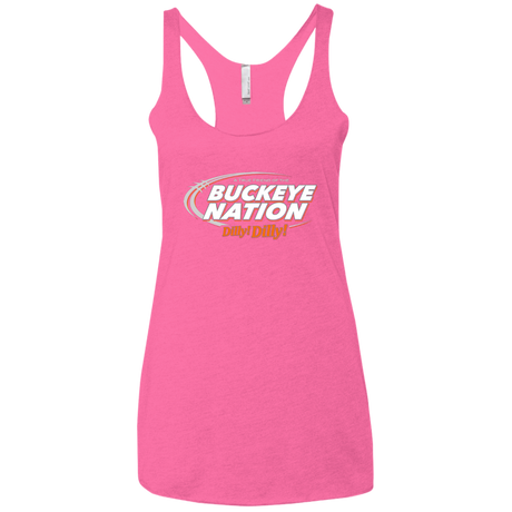 Ohio State Dilly Dilly Women's Triblend Racerback Tank