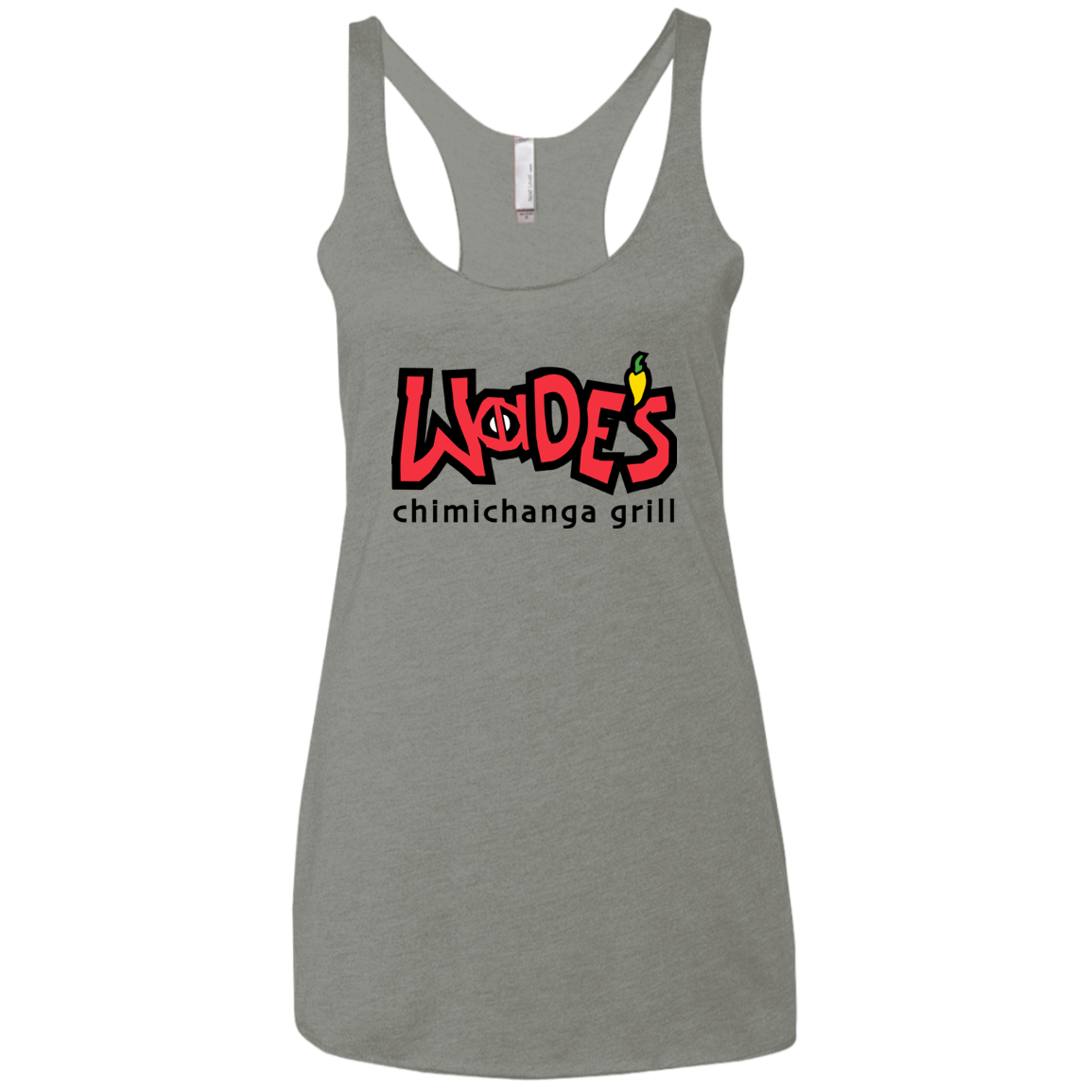 Wades Grill Women's Triblend Racerback Tank