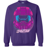 Spartan Helmet 80's Crewneck Sweatshirt