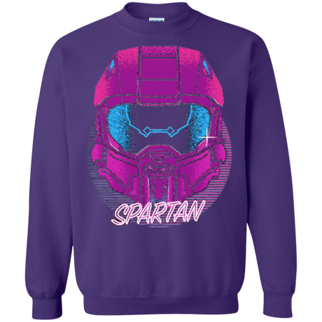 Spartan Helmet 80's Crewneck Sweatshirt