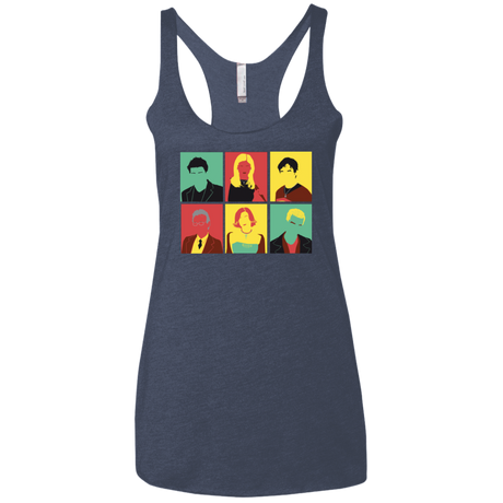 Slayer pop Women's Triblend Racerback Tank