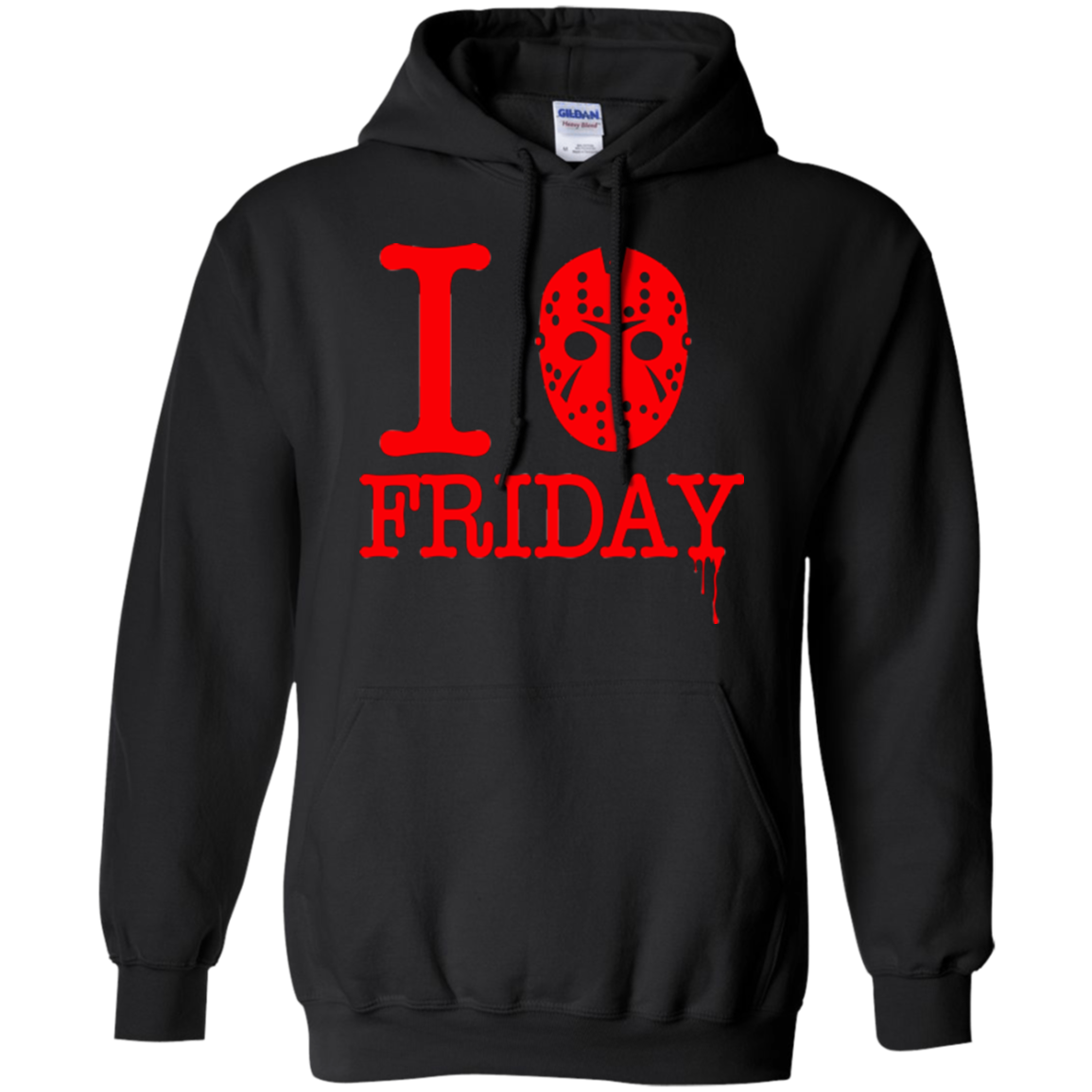 I Love Friday Pullover Hoodie