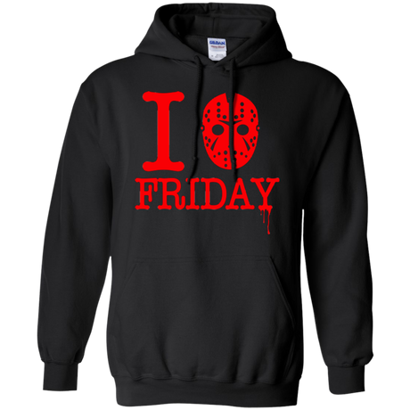 I Love Friday Pullover Hoodie