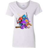 Teenage Mutant Ninja Squids Women's V-Neck T-Shirt