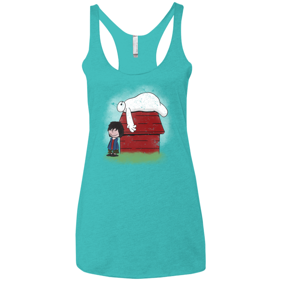 Big Peanut 6 Women's Triblend Racerback Tank