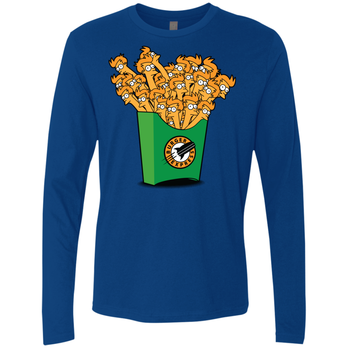 Box of Fries Men's Premium Long Sleeve