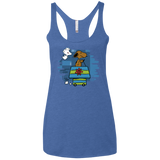 Snoopydoo Women's Triblend Racerback Tank