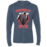 Rebel's Gym Triblend Long Sleeve Hoodie Tee