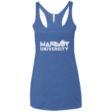 Warboy University Women's Triblend Racerback Tank