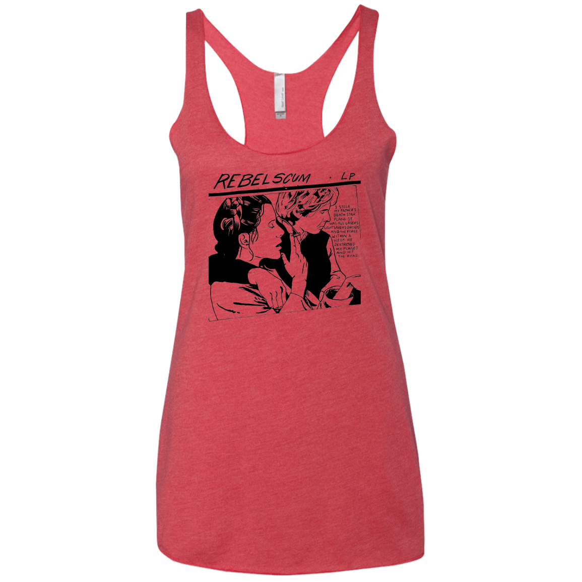 Rebel Scum Women's Triblend Racerback Tank
