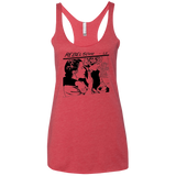 Rebel Scum Women's Triblend Racerback Tank