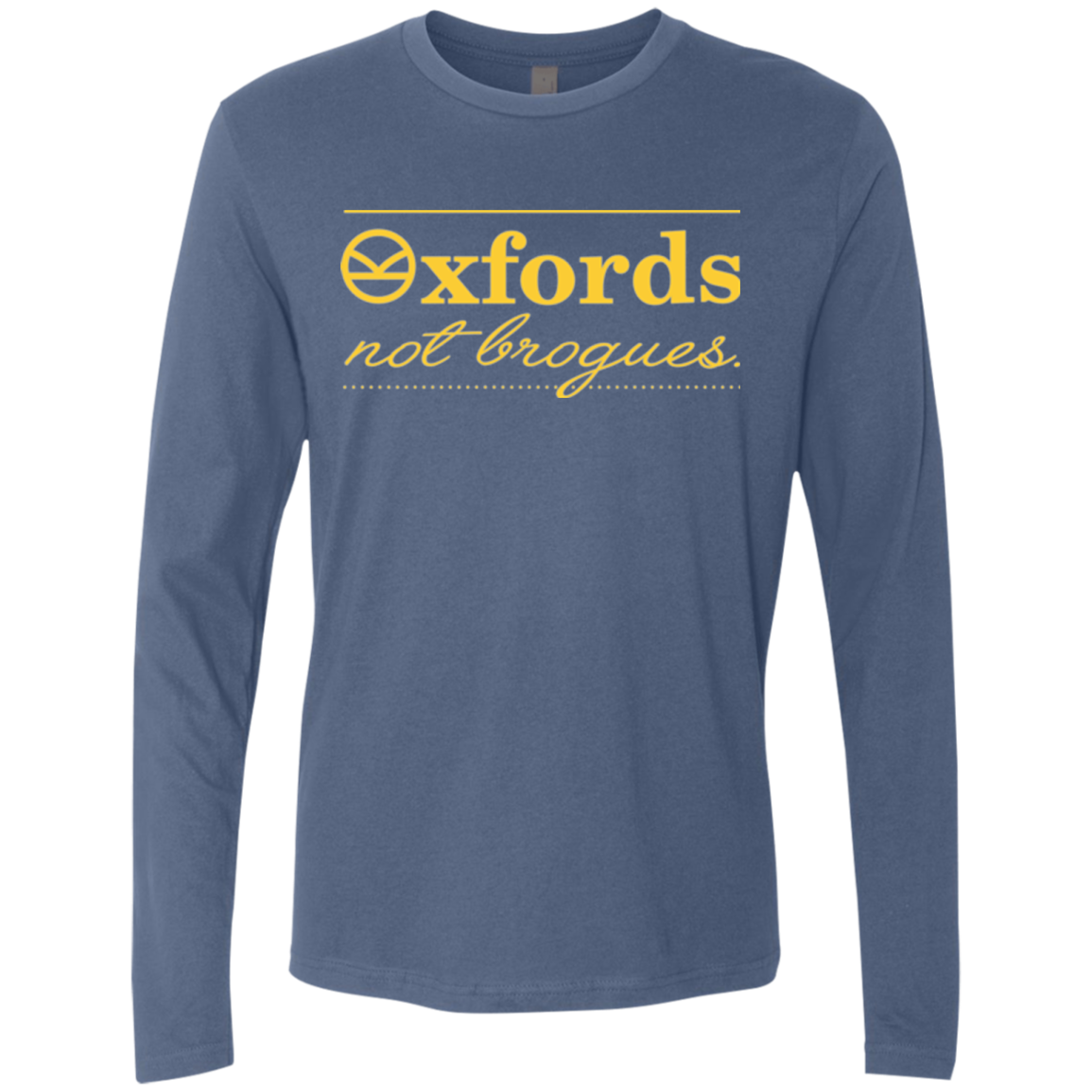 Oxfords Not Brogues Men's Premium Long Sleeve