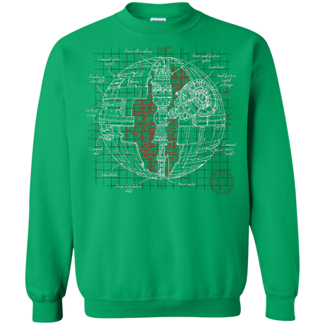 Death Star Plan Crewneck Sweatshirt