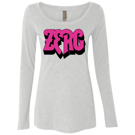 Zerg Rush Women's Triblend Long Sleeve Shirt