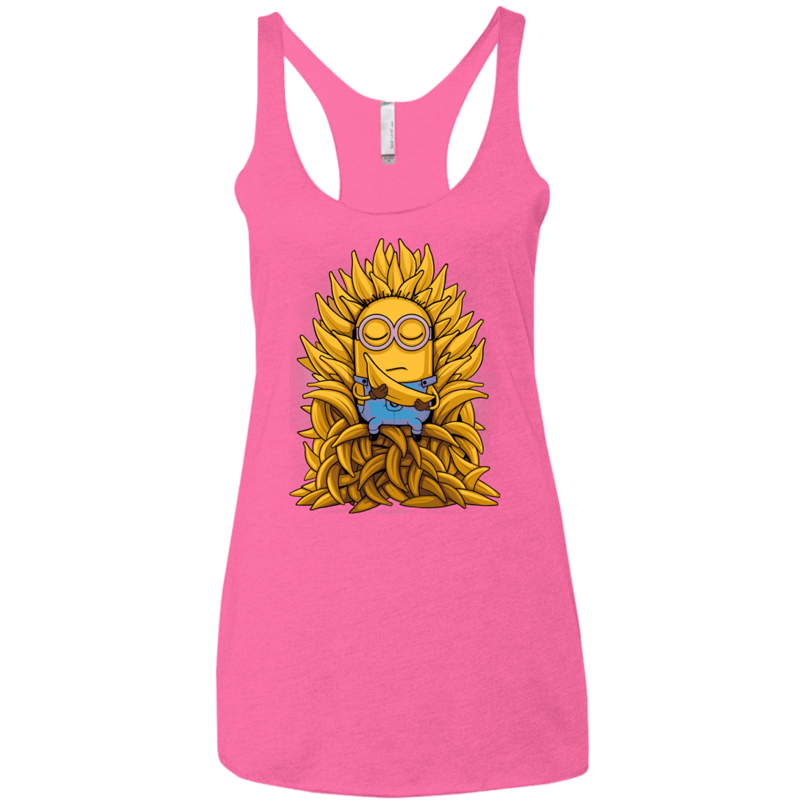 Banana Throne Women's Triblend Racerback Tank