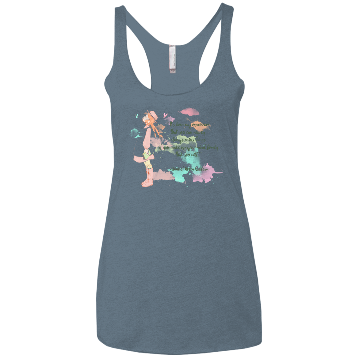 Anne of Green Gables Women's Triblend Racerback Tank
