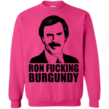 Ron Fucking Burgundy Crewneck Sweatshirt