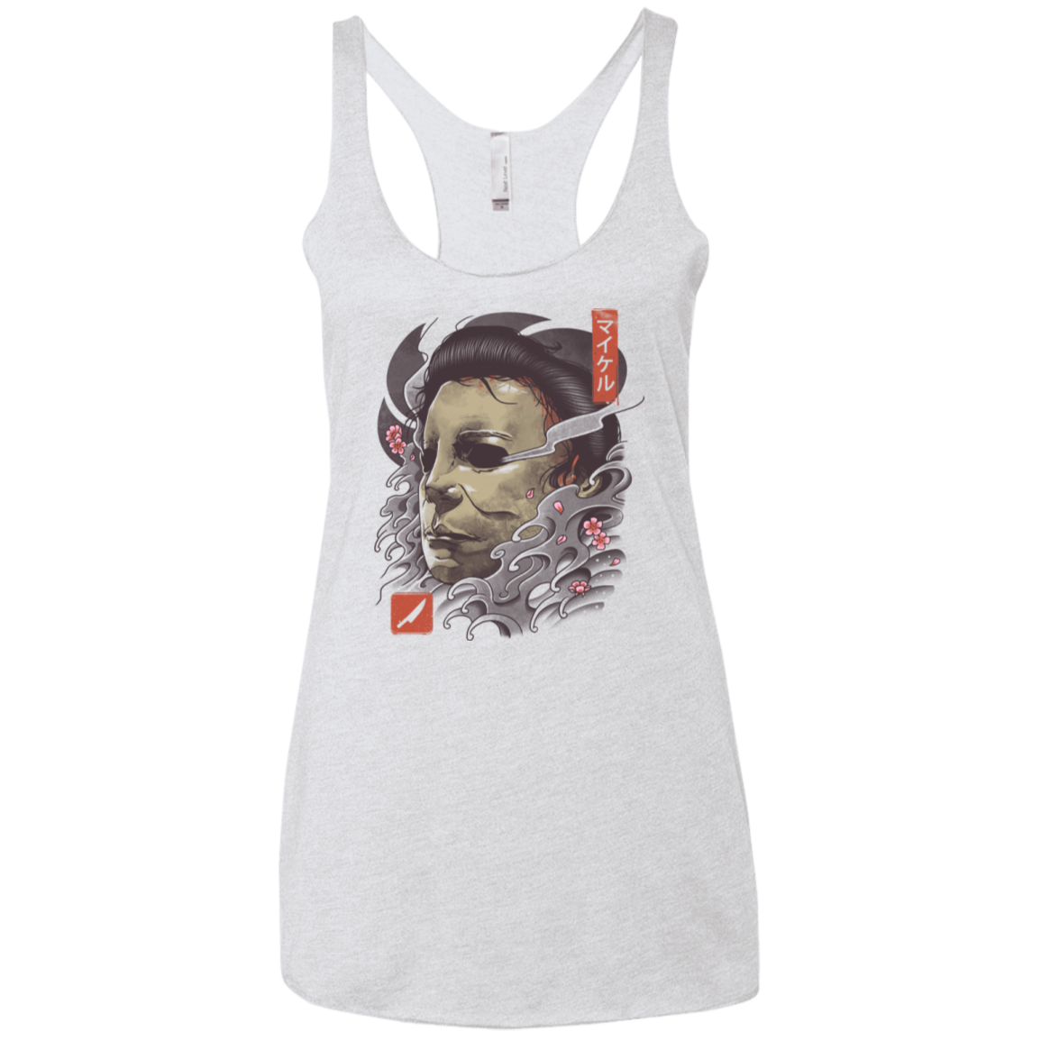 Oni Slasher Mask Women's Triblend Racerback Tank